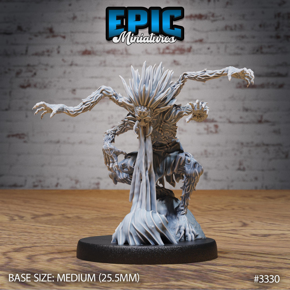 Spider Folk Option #3330 front DND miniature Insectoid Jungle 16k resin