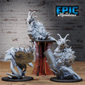 Giant Jungle Snail Set of 3 DND miniatures group photo Insectoid Jungle