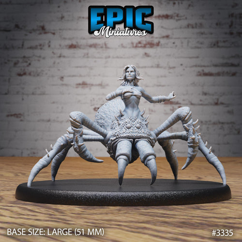 Arachne Sprider Option #3335 front DND miniature Insectoid Jungle 16k resin