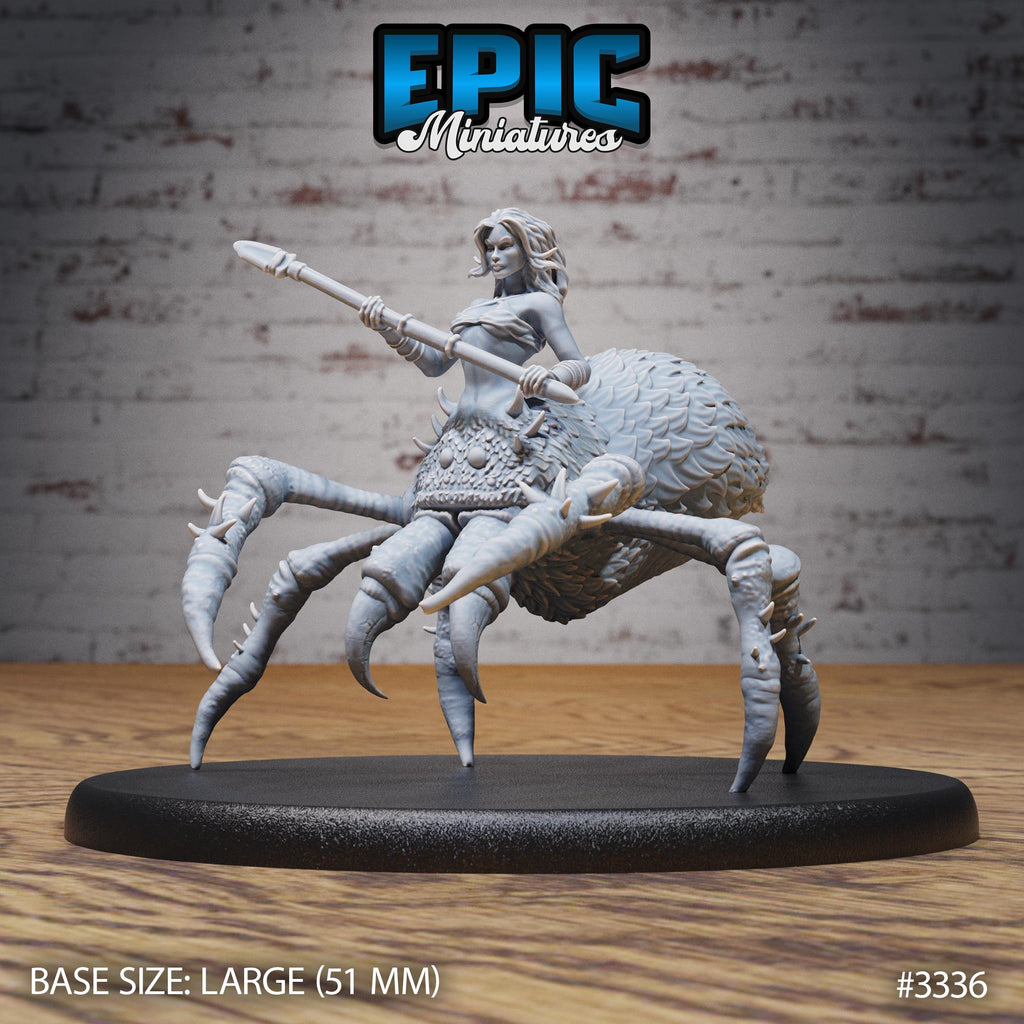 Arachne Sprider Option #3336 front DND miniature Insectoid Jungle 16k resin