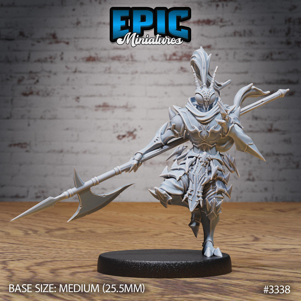 Ninja Insect Warrior Option #3338 front DND miniature Insectoid Jungle 16k resin