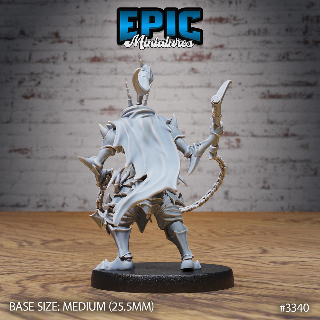 Ninja Insect Warrior Option #3340 back DND miniature Insectoid Jungle 16k resin