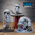 Hell Crawler Centipede Set of 3 DND miniatures group photo Insectoid Jungle