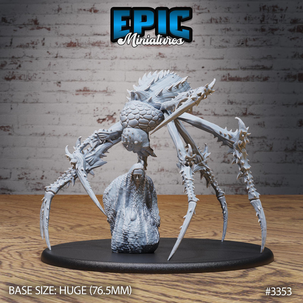 Giant Spider Set of 3 DND miniature Insectoid Jungle photo 8