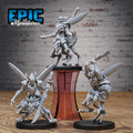 Insect Warrior Set of 3 DND miniatures group photo Insectoid Jungle