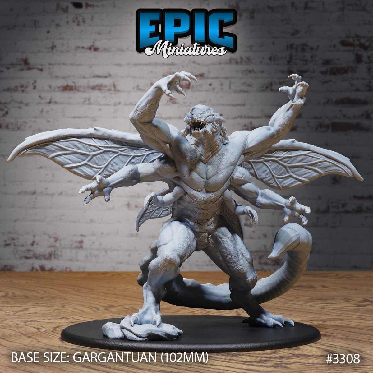 Beelzebub Coloss Set of 3 DND miniatures group photo Insectoid Jungle