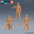 Pirate Sailing Master Set of 3 DND Minis | Pirates Voyage Collection | TTRPG | Swashbuckling Nautical Heist Skullport Jahaka Spelljammer DND miniatures group photo