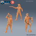 Pirate Marauder Set of 3 DND Minis | Pirates Voyage Collection | TTRPG | Swashbuckling Nautical Heist Skullport Jahaka Spelljammer DND miniatures group photo