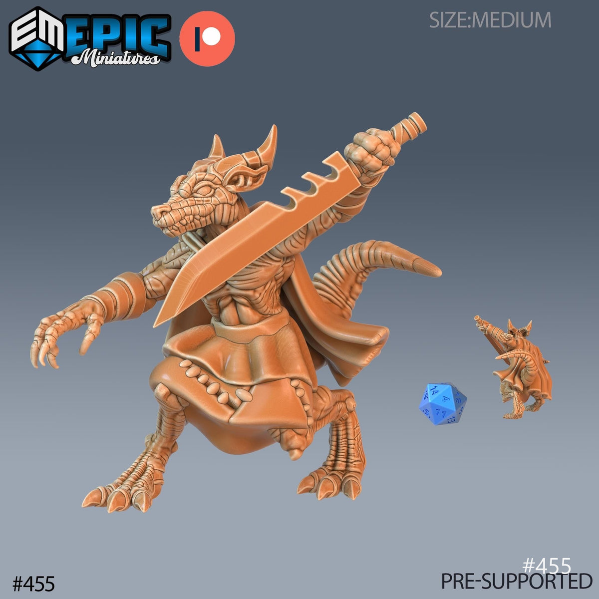 Kobold Set of 8 DND Minis | Mythical Desert Collection | TTRPG | Athas Al Qadim Osirion Oasis Wastes | Warrior Shaman Trapper Sword Crossbow Option #455 front DND miniature  16k resin