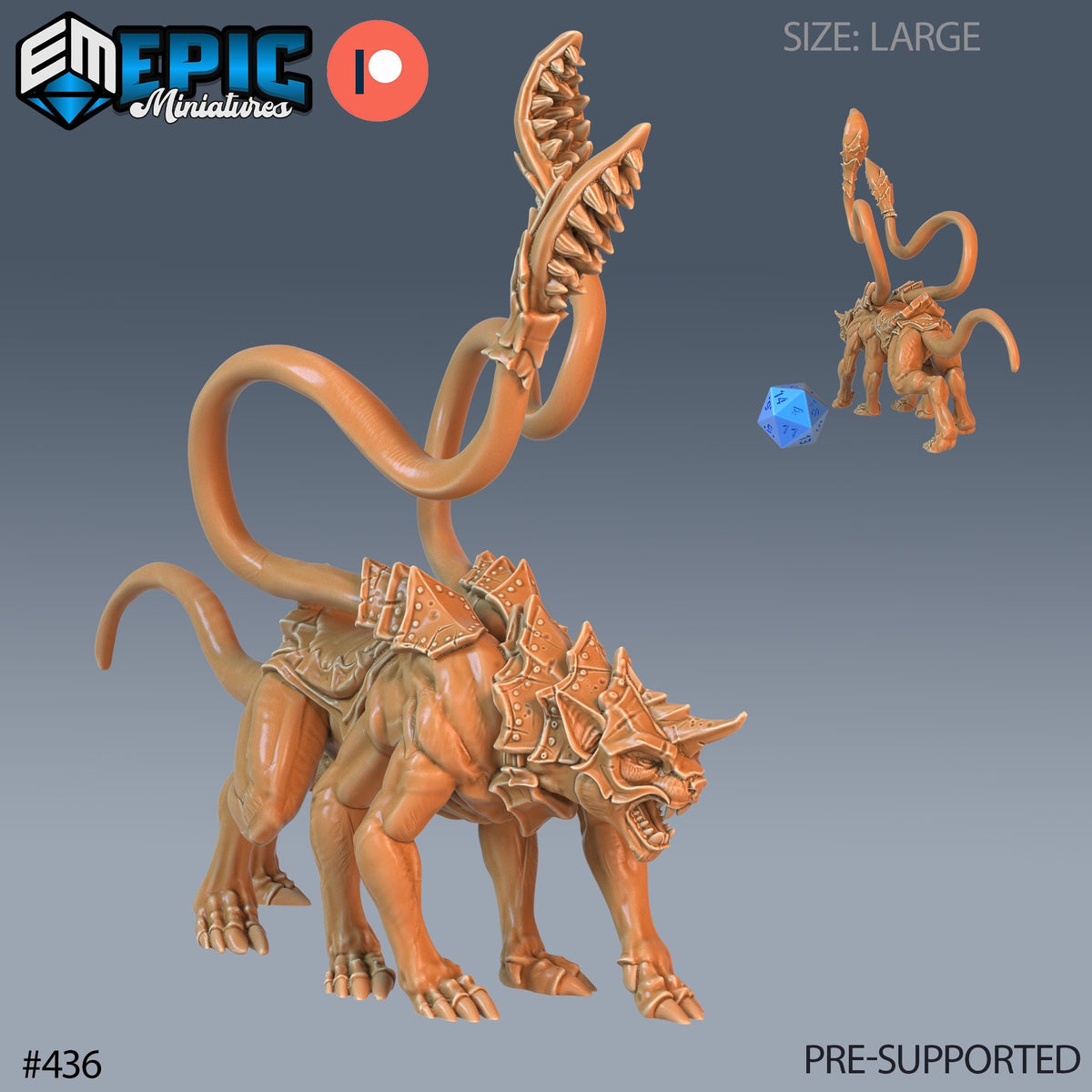 Phase Panther Set of 4 DND Minis | Fey Woods Collection | TTRPG | Barovia Wildemount Exandria Corrupted Kingmaker Folklore | Displacer Beast Option #436 front DND miniature  16k resin