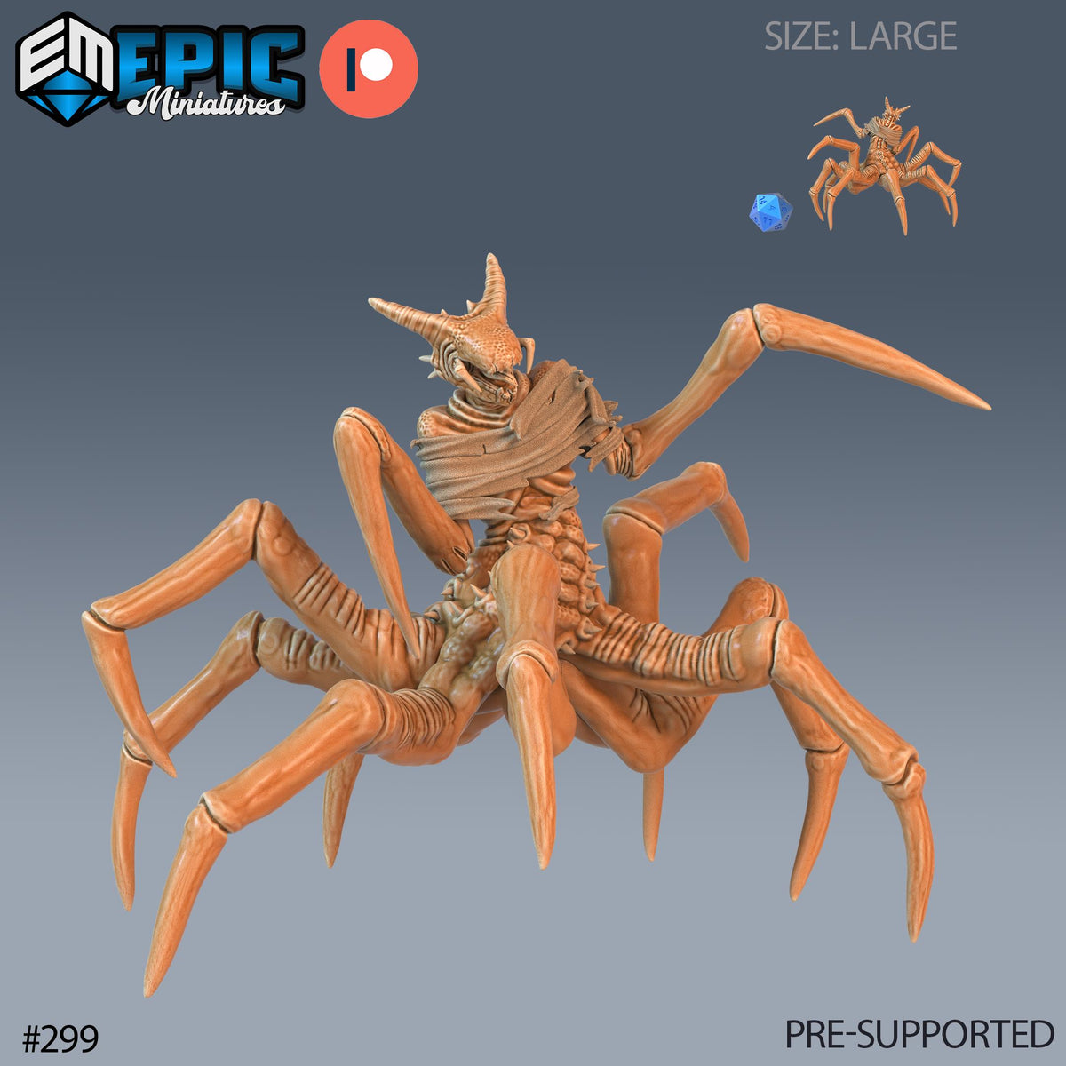 Spider of Leng DND Minis | Ruins of Madness Collection | TTRPG | Eldritch Lovecraft Underdark Phandelver Waterdeep Mad Mage Icewind Monster DND miniatures group photo