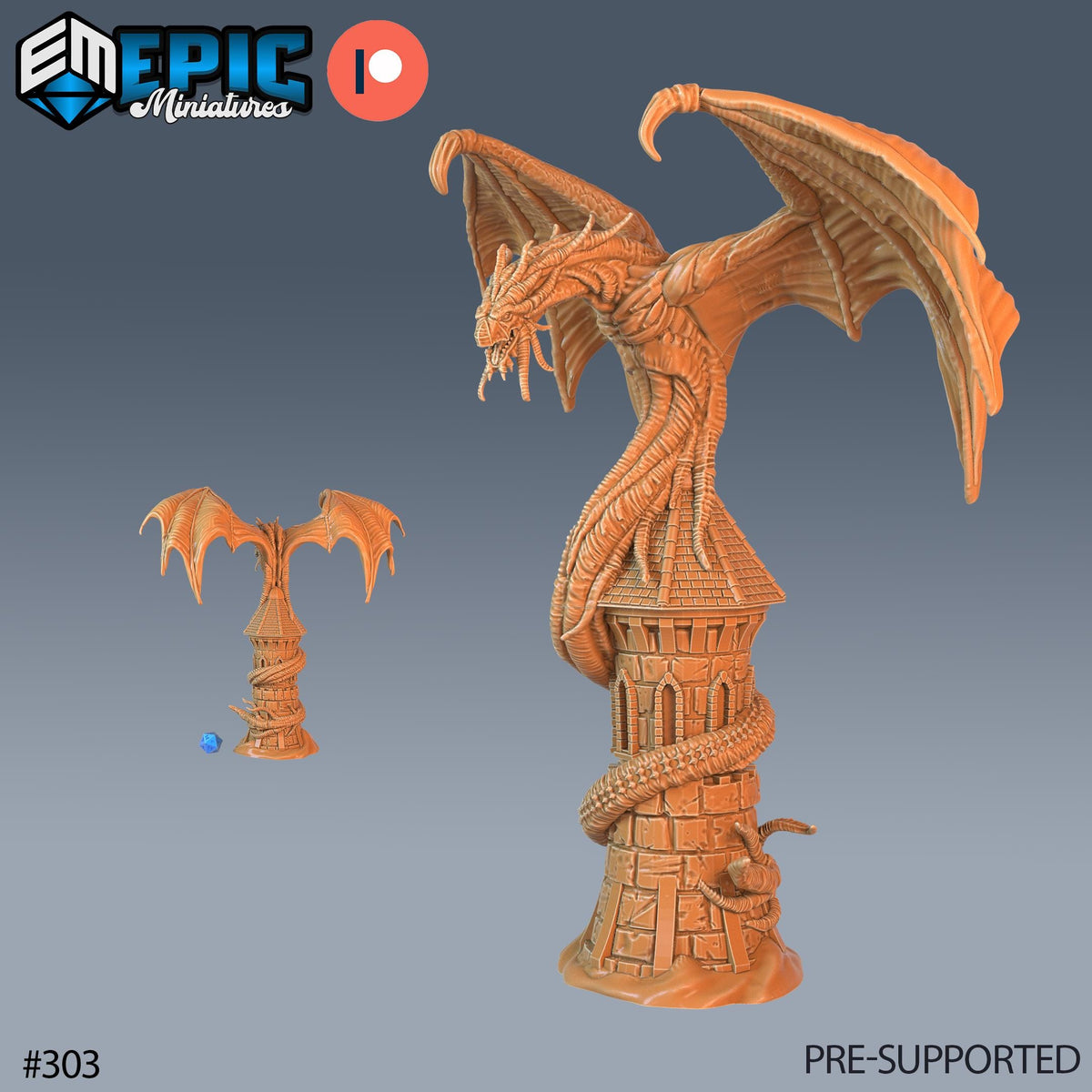 Hunting Horror Set of 3 DND Minis | Ruins of Madness Collection | TTRPG | Eldritch Lovecraft Underdark Phandelver Waterdeep Mad Mage Icewind Option #303 front DND miniature  16k resin