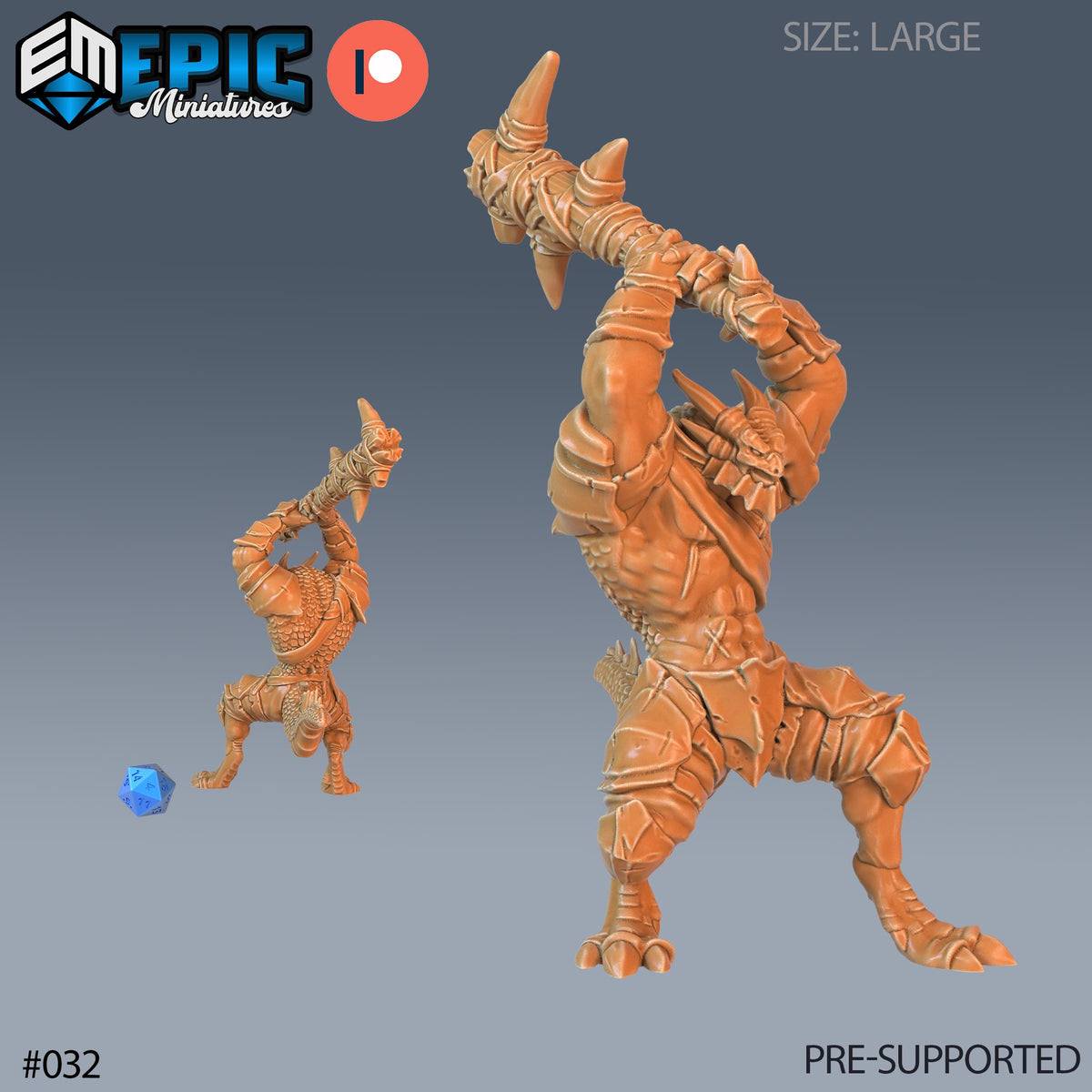 Dragonborn Warrior Set of 5 DND Minis | Serpentia Reborn Collection | TTRPG | Night Serpent Dragon Queen Tiamat Candlekeep Xaryxis Option #032 front DND miniature  16k resin