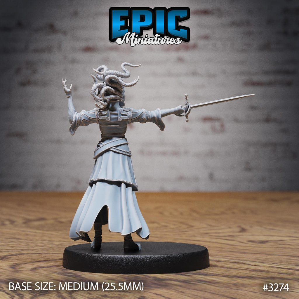 Gorgon Pirate Option #3274 back DND miniature Pirate Scourge 16k resin
