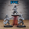 Crow Folk Pirate Set of 3 DND miniatures group photo Pirate Scourge