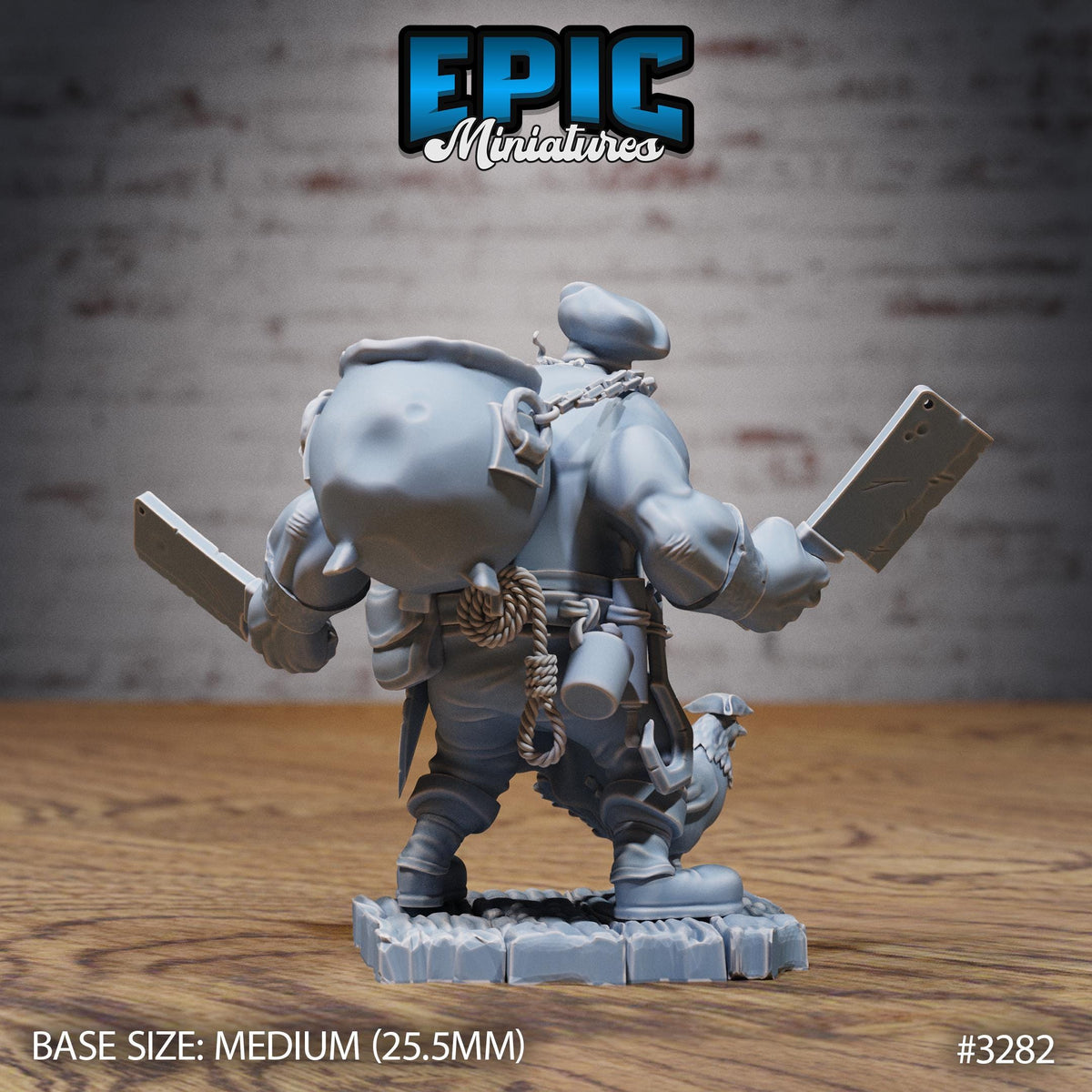 Orc Pirate Cook Set of 3 DND miniature Pirate Scourge photo 2