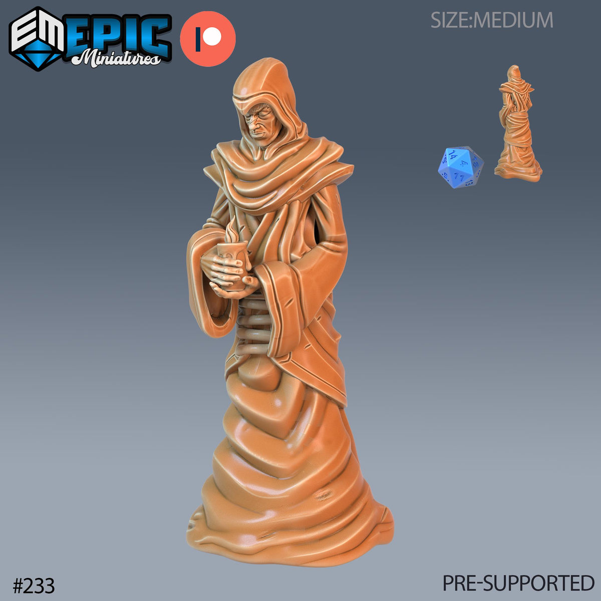 Yellow Cultist Set of 3 DND Mini | Sons of Midnight Collection | TTRPG | Ravenloft Waterdeep Mad Mage Cthulhu Phandelver Annihilation Option #233 front DND miniature  16k resin