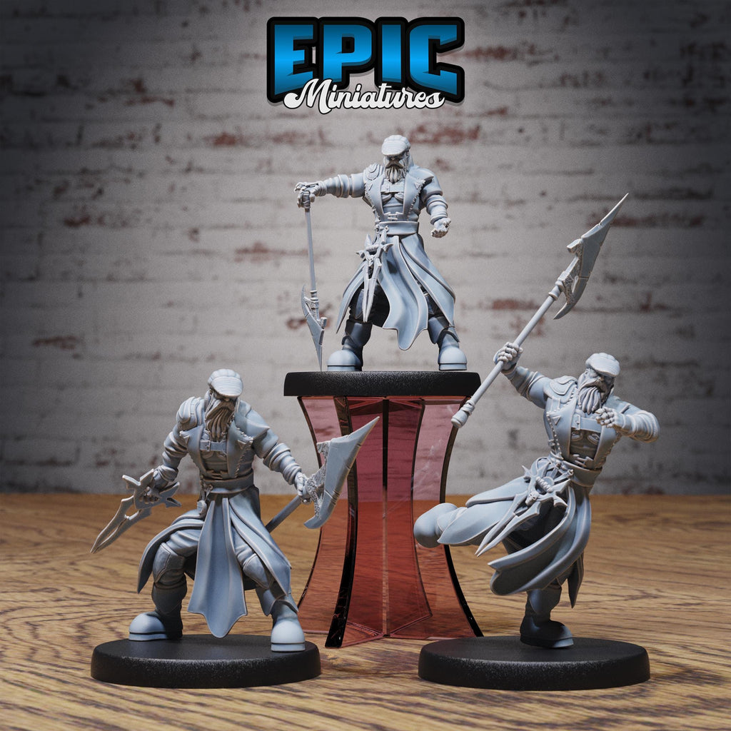 Master Sailor Set of 3 DND miniatures group photo Pirate Scourge