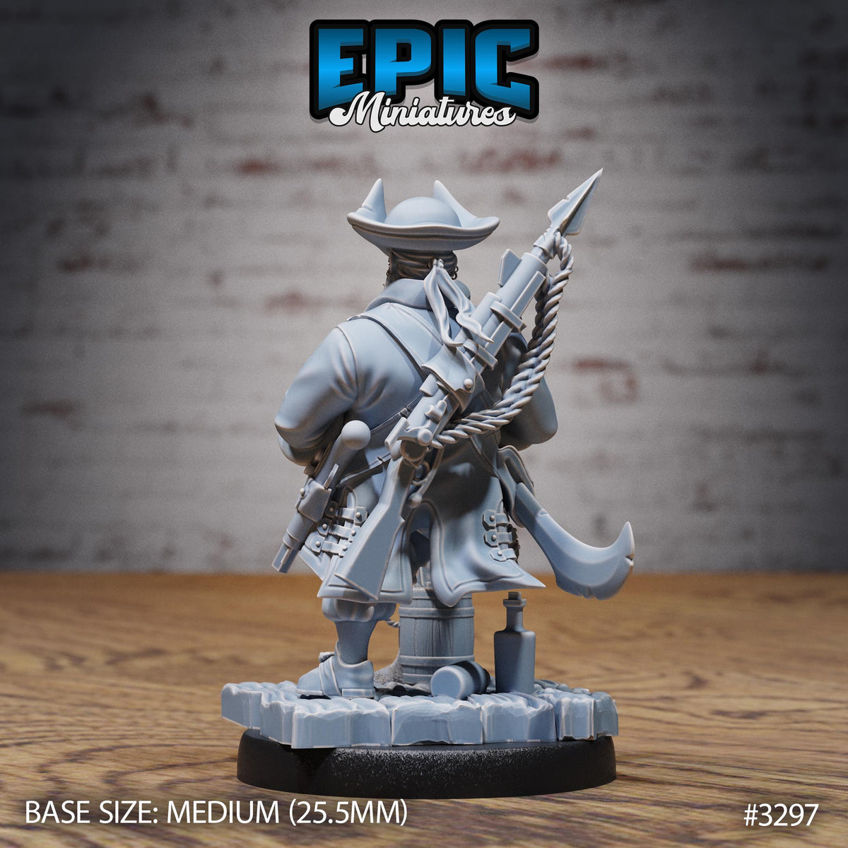 Captain Hornigold Set of 3 DND miniature Pirate Scourge photo 2