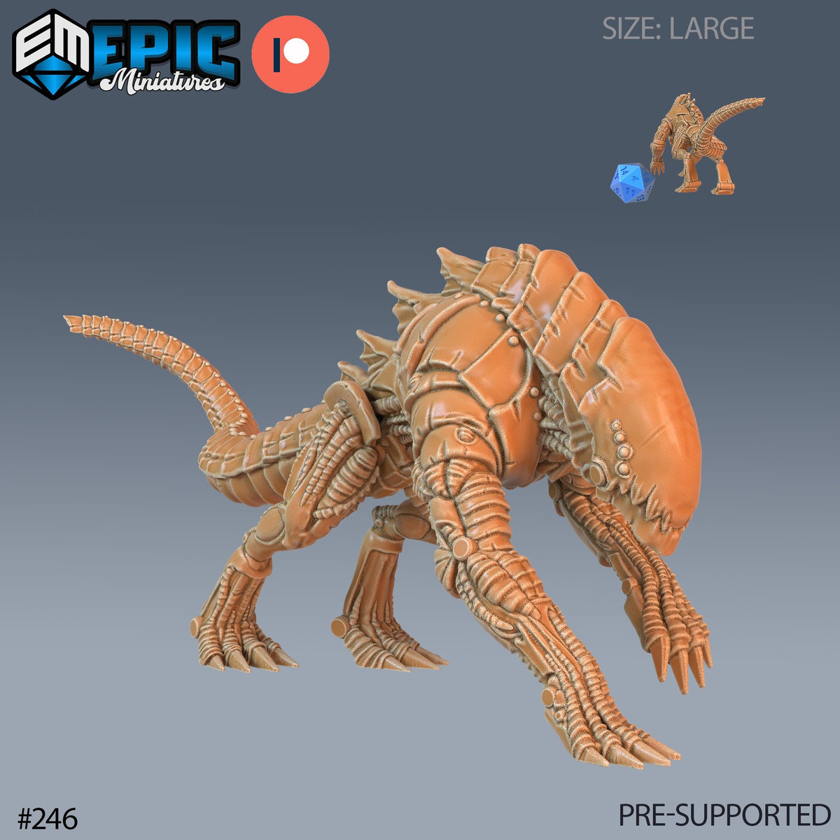 Hound of Tindalos Set of 3 DND Minis | Sons of Midnight Collection | TTRPG | Alien Ravenloft Waterdeep Mad Mage Phandelver Chthulhu Option #246 front DND miniature  16k resin