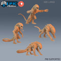 Hound of Tindalos Set of 3 DND Minis | Sons of Midnight Collection | TTRPG | Alien Ravenloft Waterdeep Mad Mage Phandelver Chthulhu DND miniatures group photo