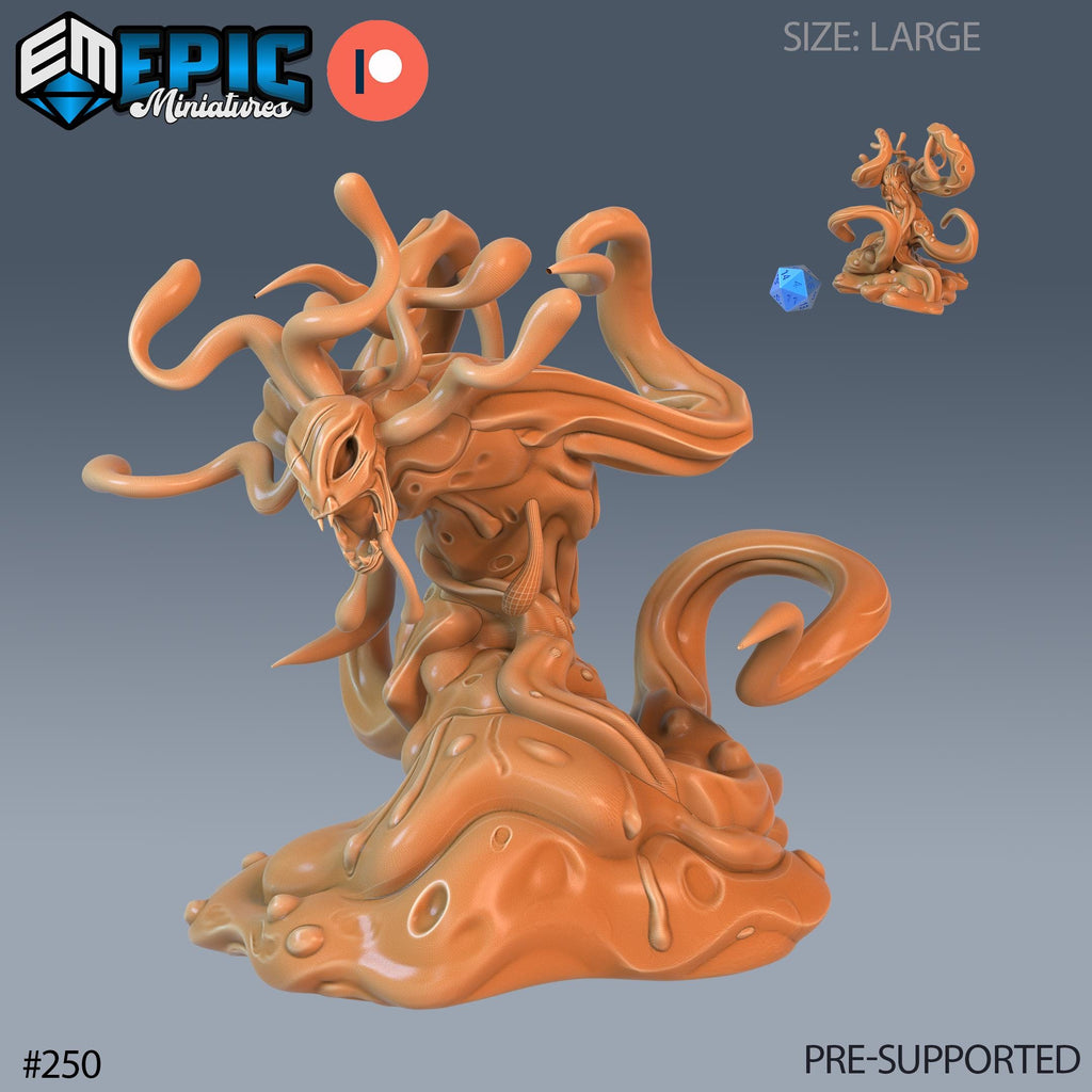 Formless Spawn Set of 3 DND Mini | Sons of Midnight Collection | TTRPG | Eldritch Ravenloft Waterdeep Mad Mage Cthulhu Phandelver Option #250 front DND miniature  16k resin