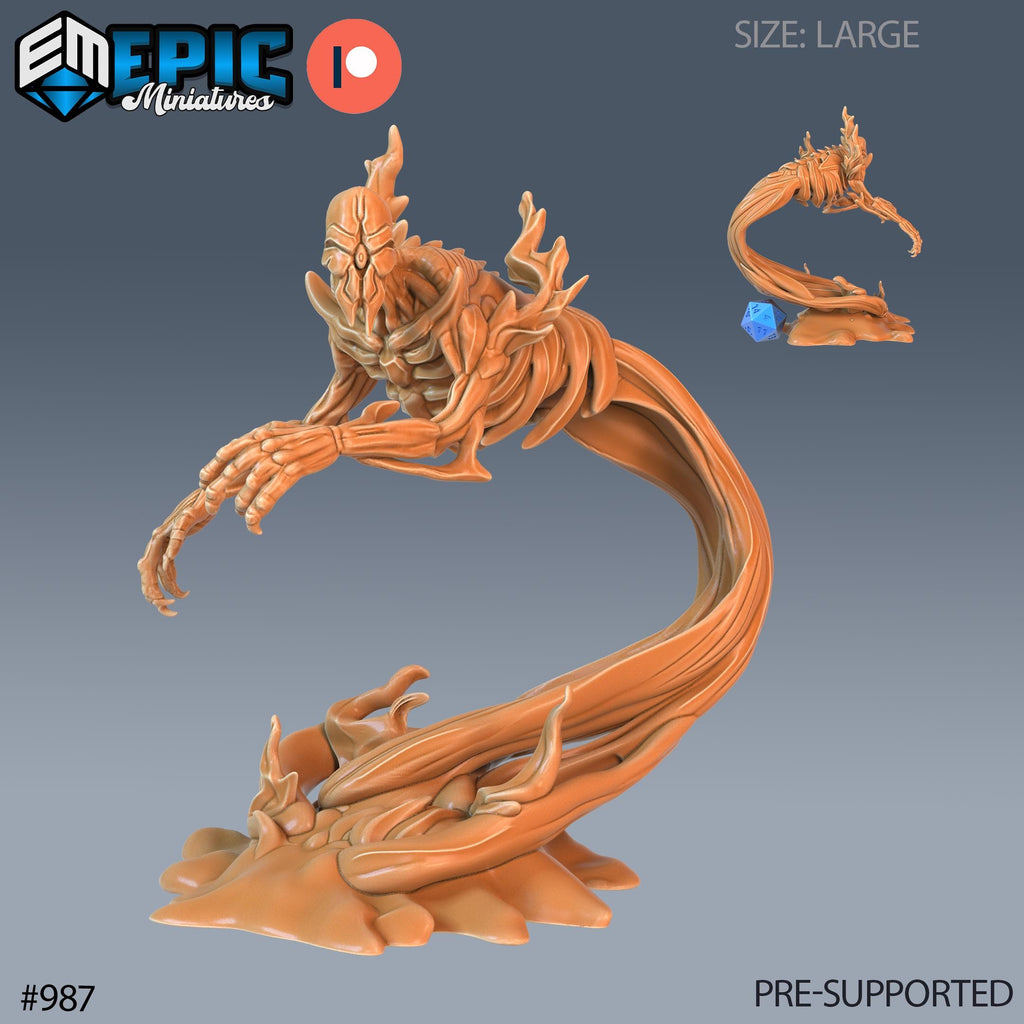 Shadow Horror Set of 3 DND Minis | Blood Moon Collection | TTRPG | Gothic Barovia Dementlieu Falkovnia Richemulot Bloodborne | Sword Scythe Option #987 front DND miniature  16k resin