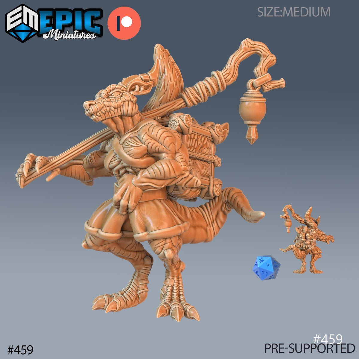 Kobold Set of 8 DND Minis | Mythical Desert Collection | TTRPG | Athas Al Qadim Osirion Oasis Wastes | Warrior Shaman Trapper Sword Crossbow Option #459 front DND miniature  16k resin