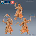 Vampire Blood Mage Set of 3 DND Minis | Blood Moon Collection | TTRPG | Gothic Barovia Dementlieu Falkovnia Richemulot Bloodborne DND miniatures group photo