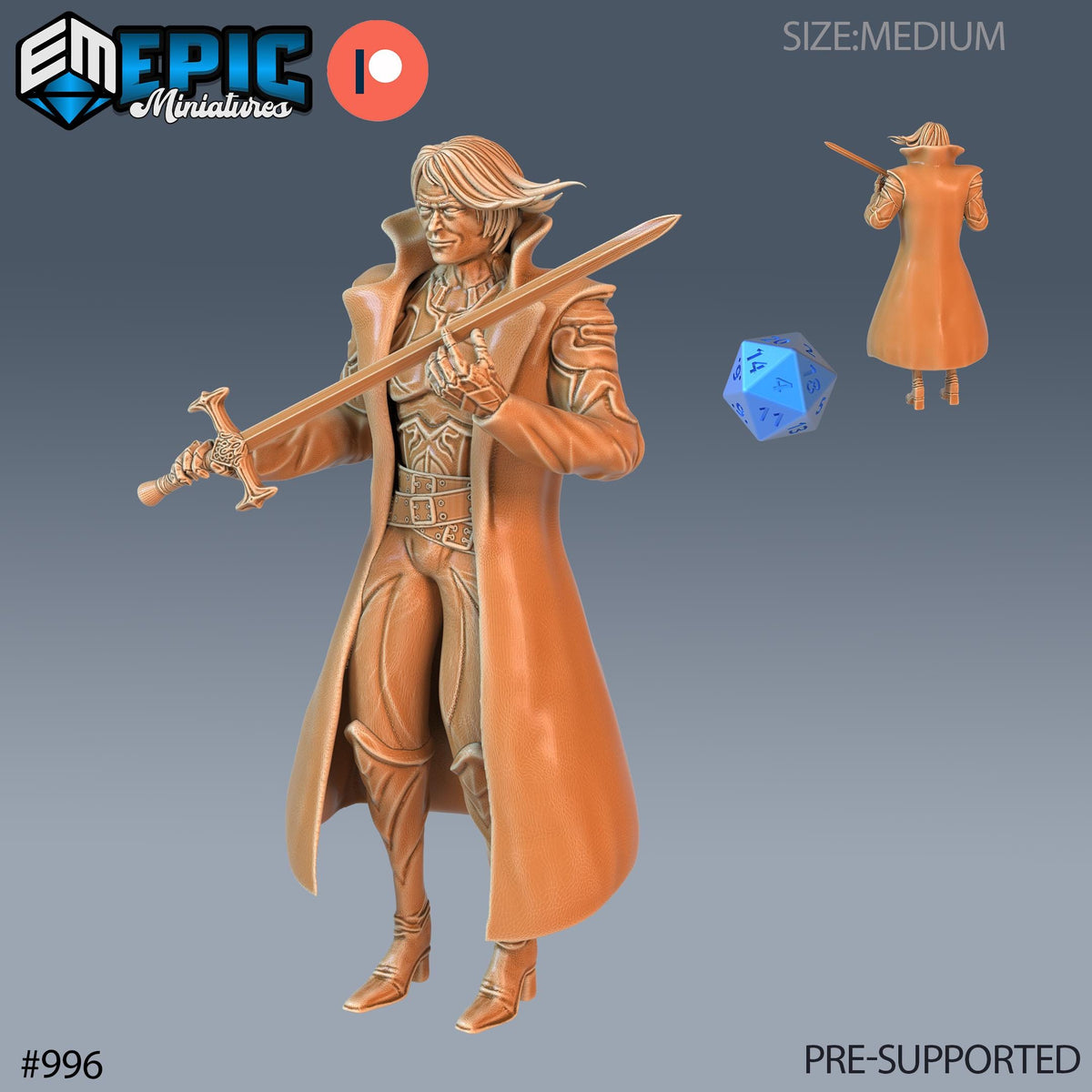 Vampire Hunter DND Mini | Blood Moon Collection | TTRPG | Gothic Barovia Dementlieu Falkovnia Richemulot Bloodborne | Sword DND miniatures group photo