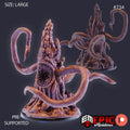 Tentacle Rock Option #734 front DND miniature Psionic Overlords 16k resin