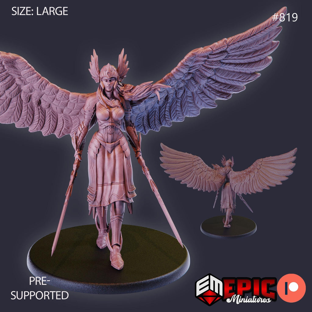 Valkyrie Option #819 front DND miniature Norse Raiders 16k resin