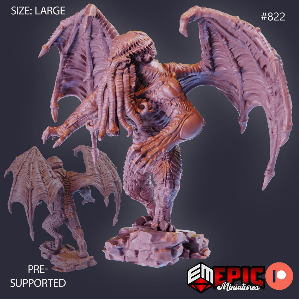 Star Spawn Option #822 front DND miniature Endless Nightmare 16k resin