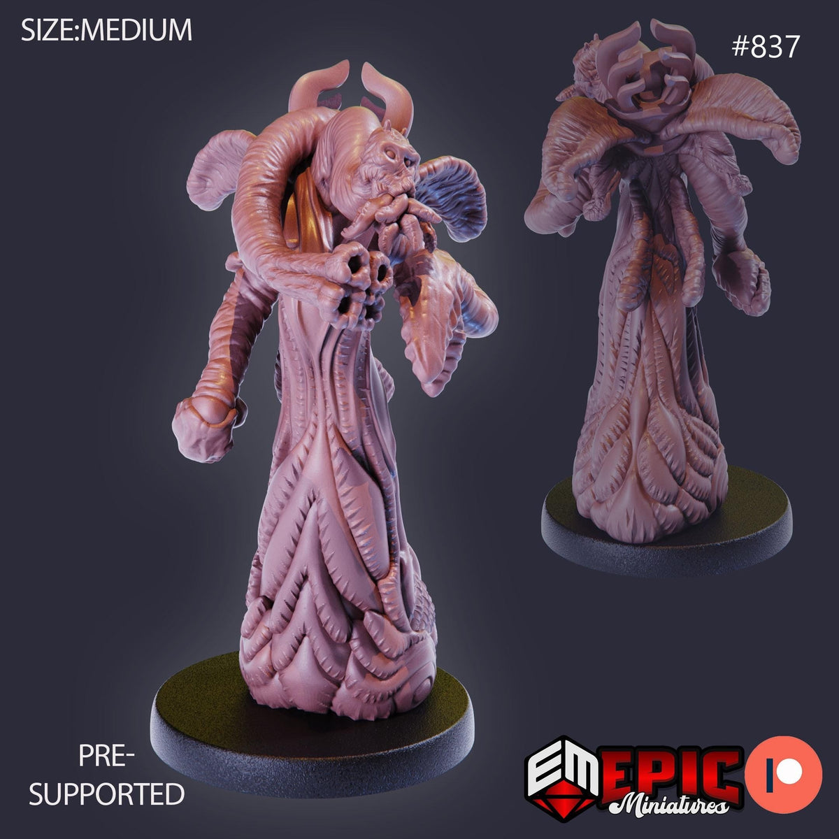 Great Race of Yith Option #837 front DND miniature Endless Nightmare 16k resin