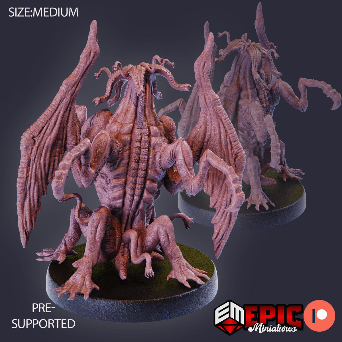 Elder Thing DND miniatures group photo Endless Nightmare