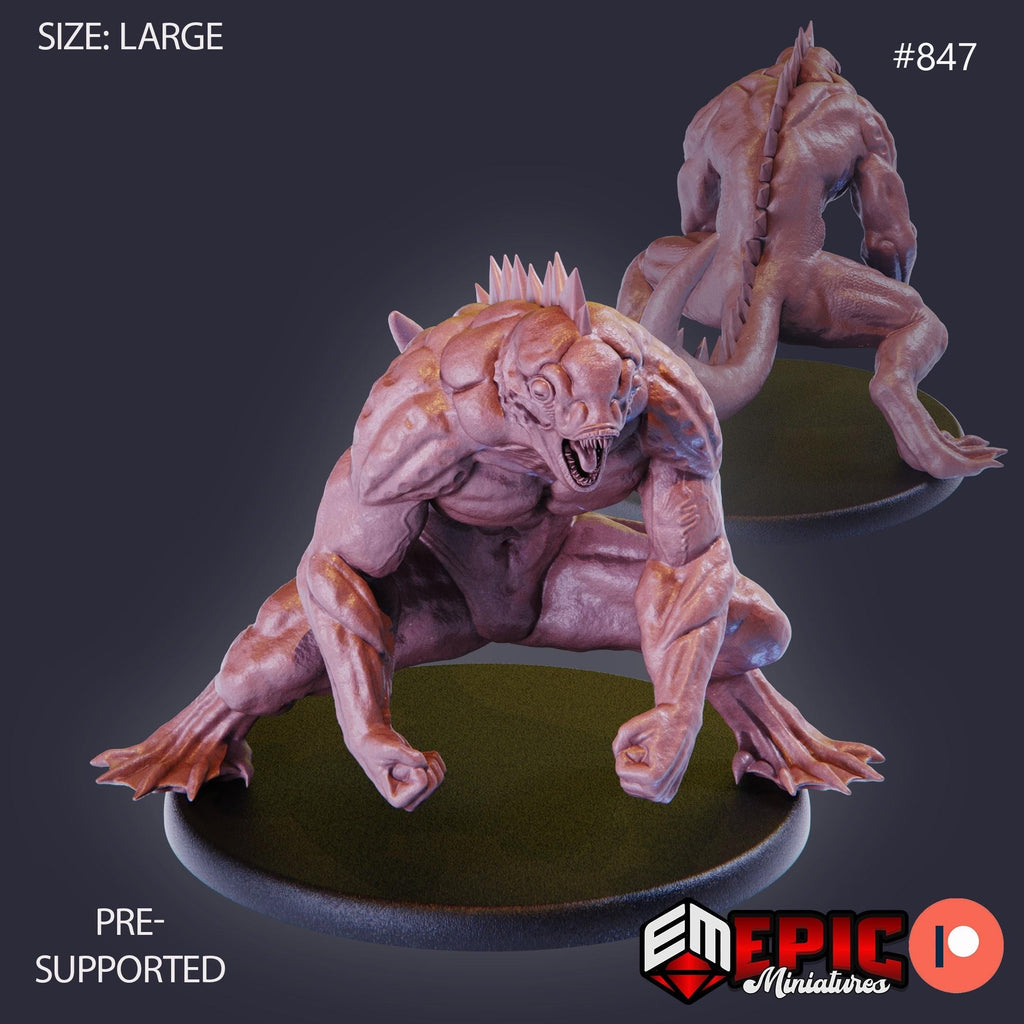 Deep One Abomination Option #847 front DND miniature Endless Nightmare 16k resin
