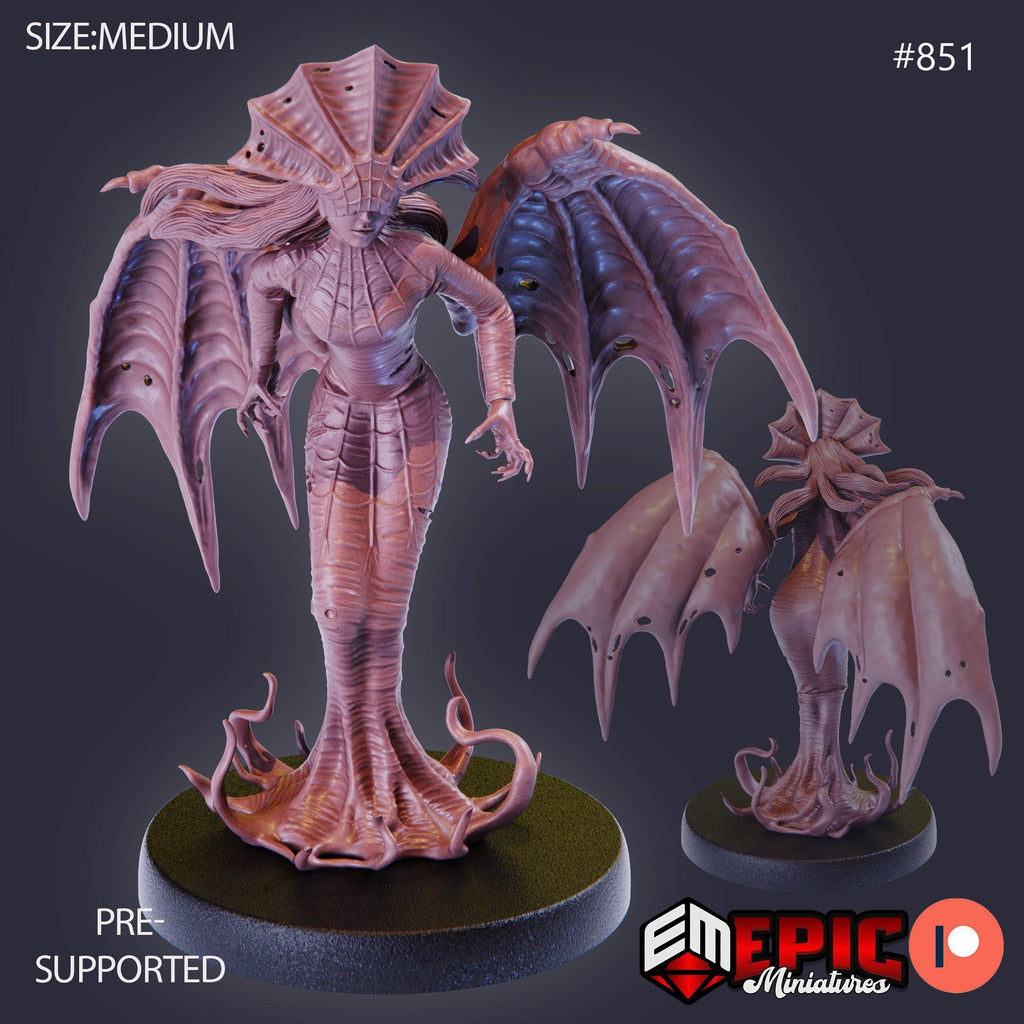 Atlachs Daughter Option #851 front DND miniature Endless Nightmare 16k resin