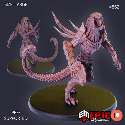 Alien Beast Option #862 front DND miniature Endless Nightmare 16k resin