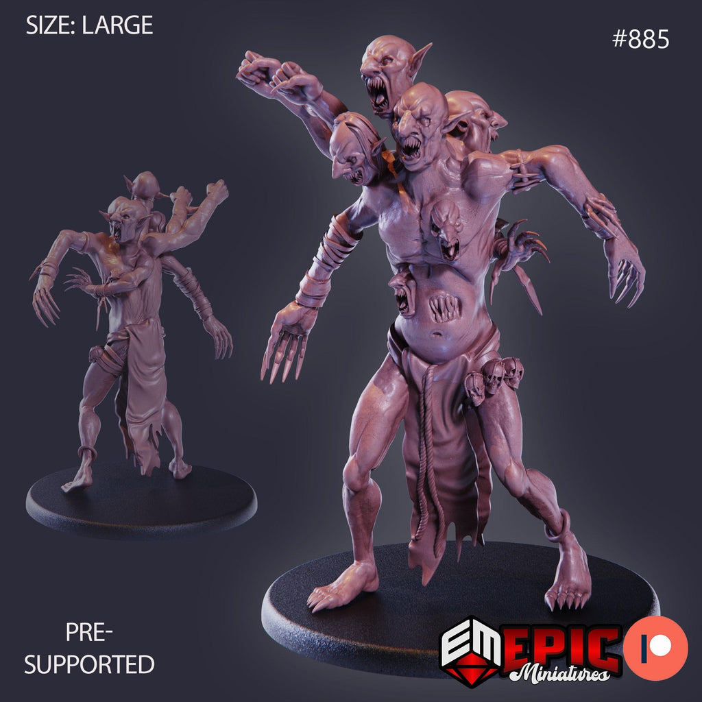 Dire Troll Option #885 front DND miniature Lost Paradise 16k resin