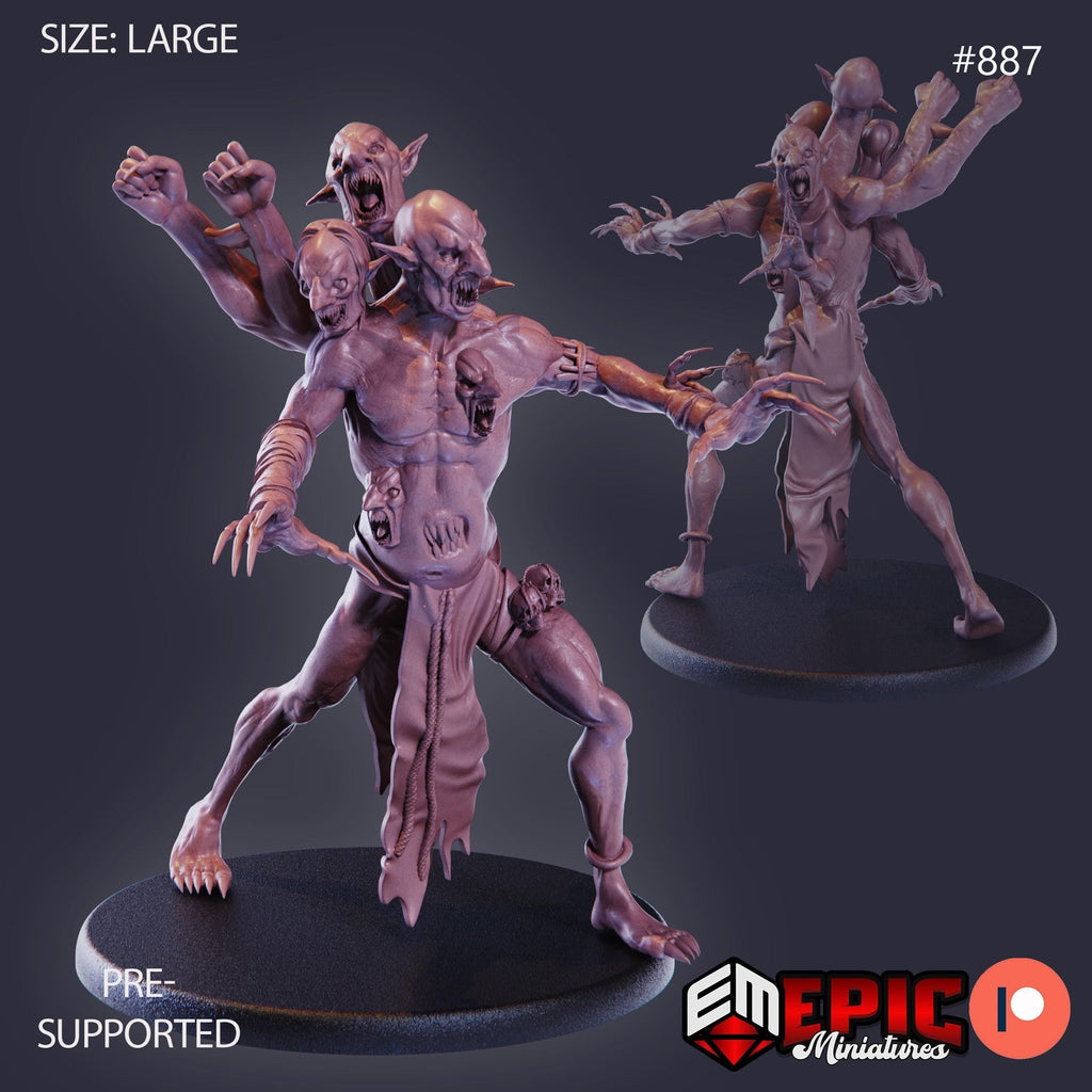 Dire Troll Option #887 front DND miniature Lost Paradise 16k resin