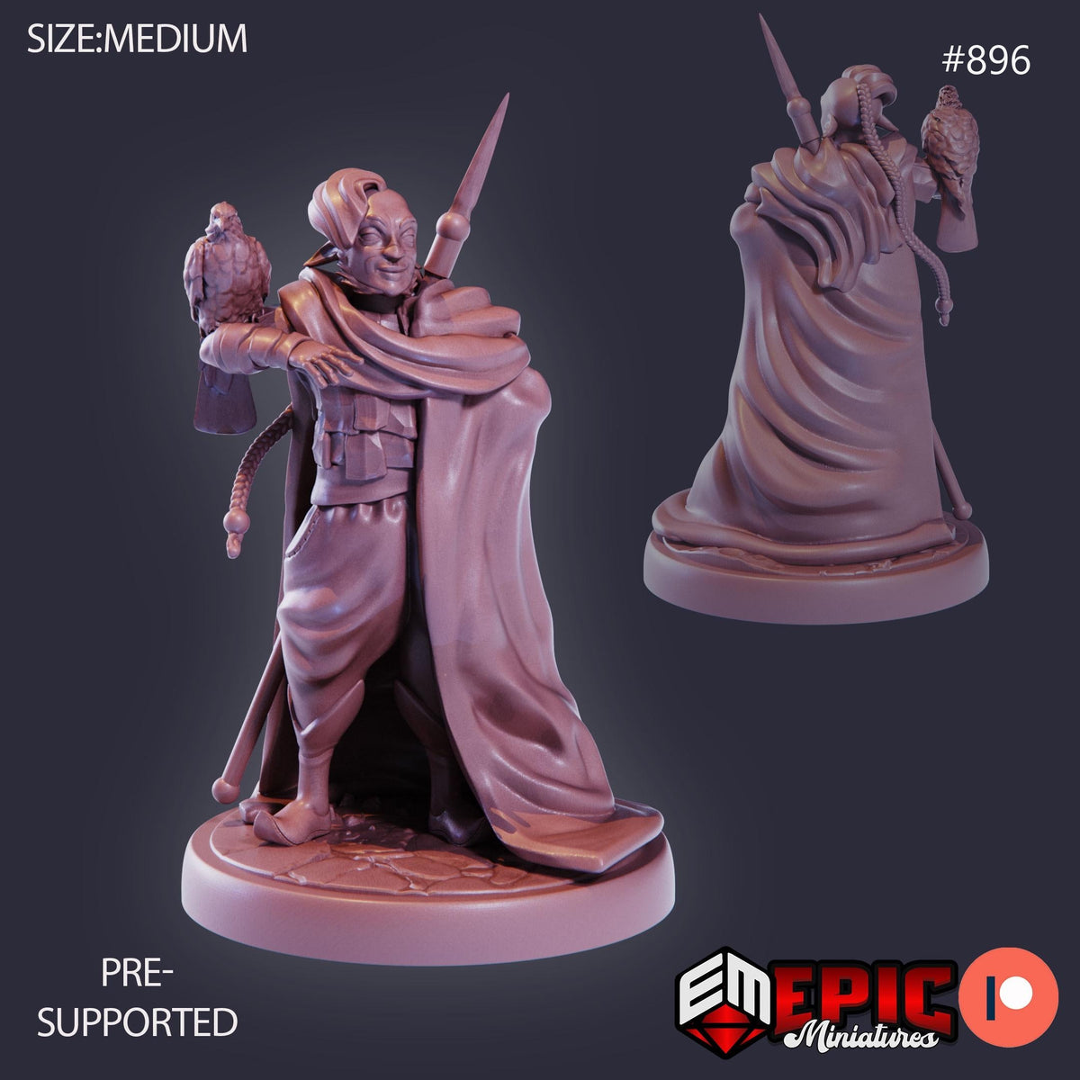 Fir Bholg Option #896 front DND miniature Lost Paradise 16k resin