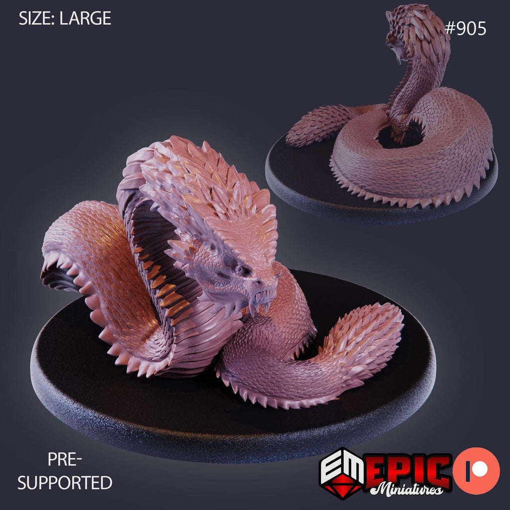 Basilisk Option #905 front DND miniature Lost Paradise 16k resin