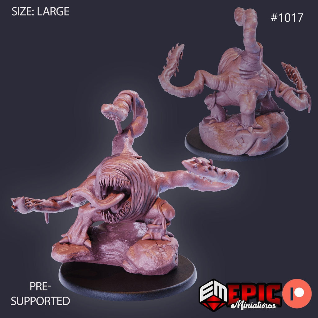 Otyugh Option #1017 front DND miniature Cannibal Jungle 16k resin