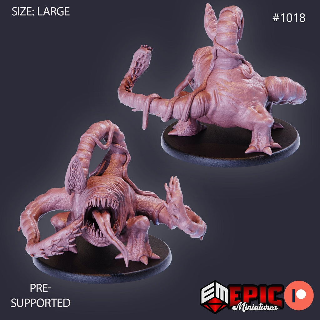 Otyugh Option #1018 front DND miniature Cannibal Jungle 16k resin