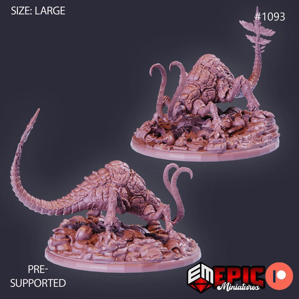 Rust Creeper Option #1093 front DND miniature Savage Mountains 16k resin