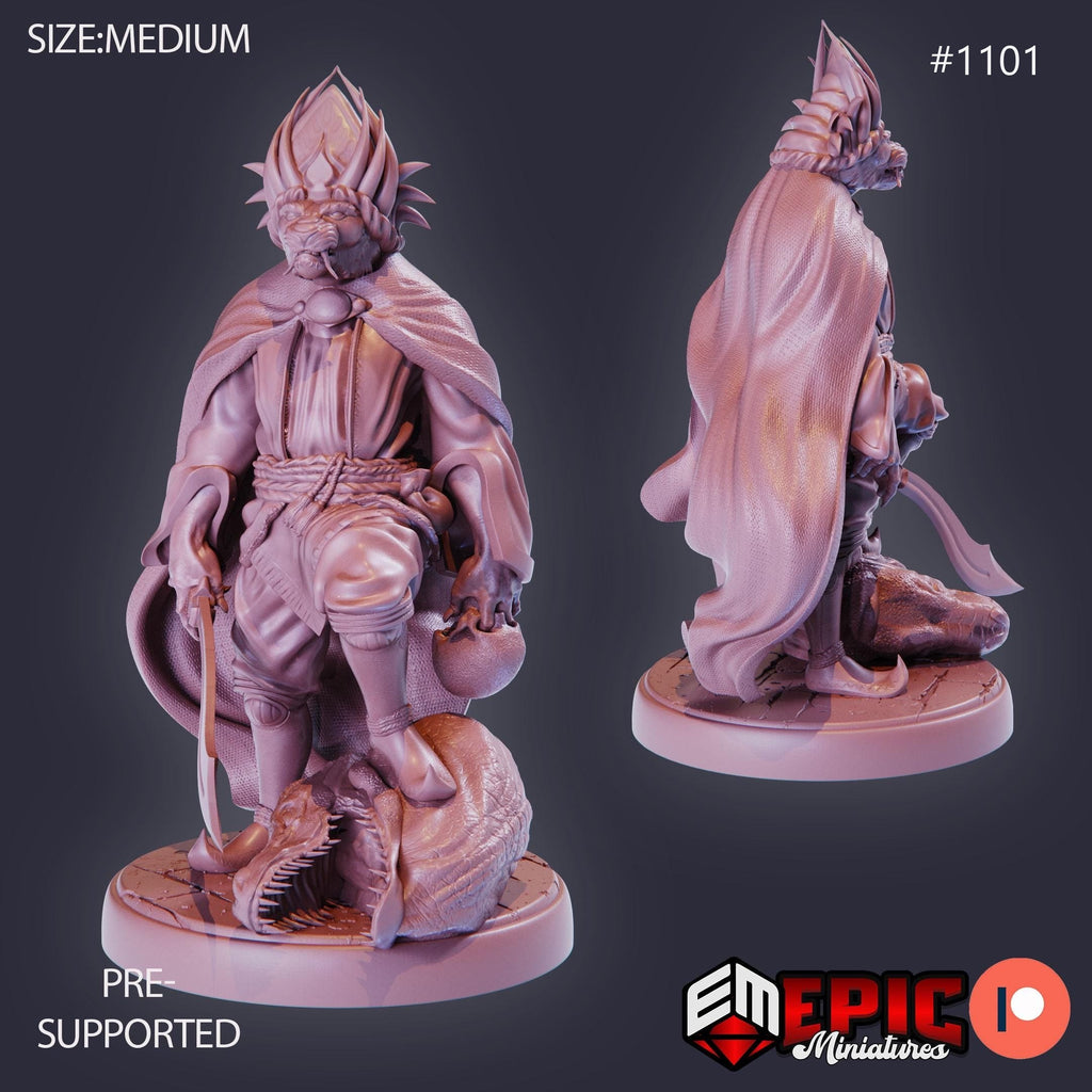 Rakshasa Option #1101 front DND miniature Hour of Demons 16k resin