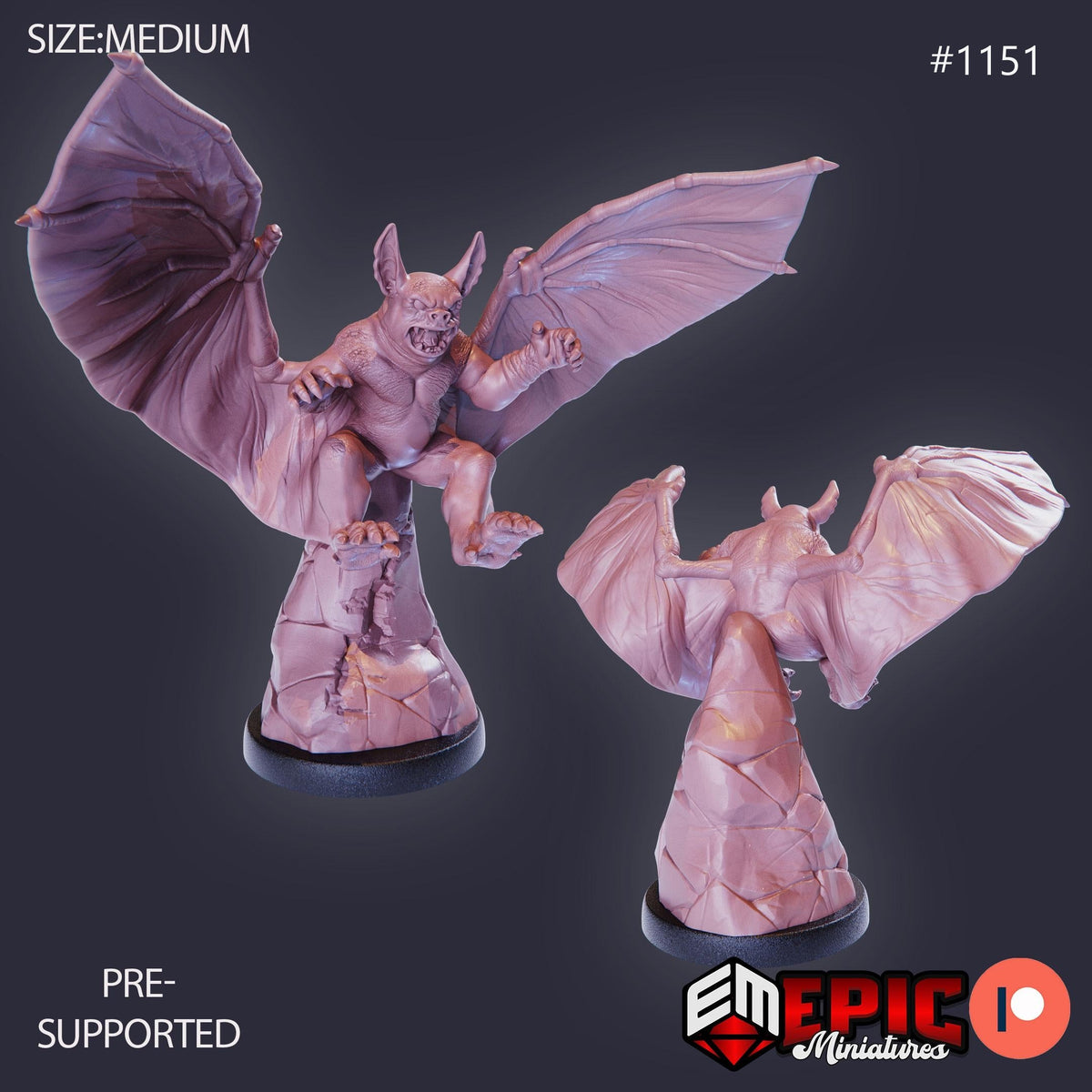 Homunculus Option #1151 front DND miniature Sky Dominion 16k resin
