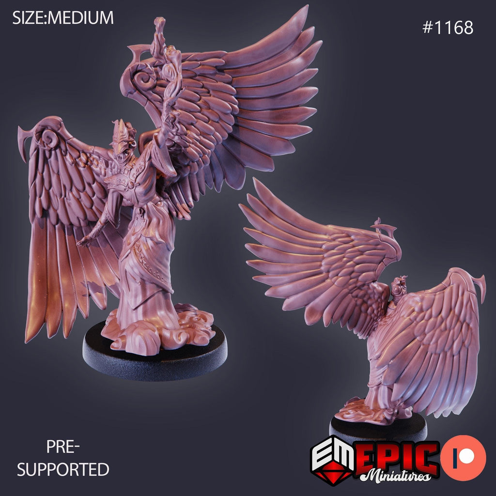 Dominion Angel Option #1168 front DND miniature Sky Dominion 16k resin