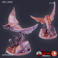 Manta Ray Option #1197 front DND miniature Underwater Mayhem 16k resin