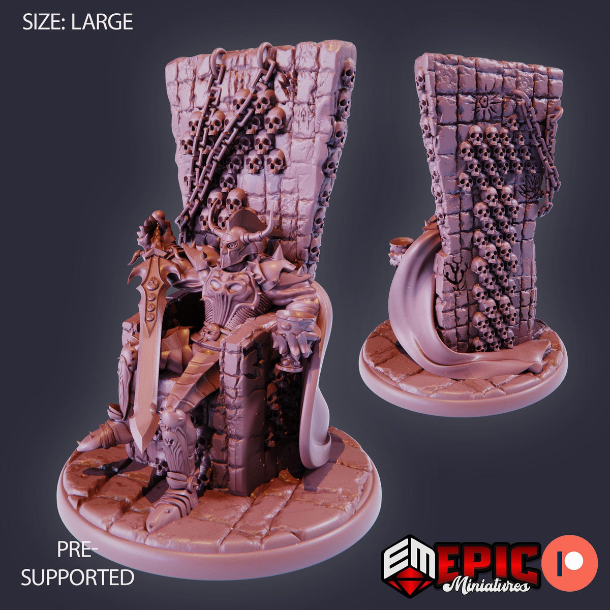 Emperor of War DND miniatures group photo Green Siege
